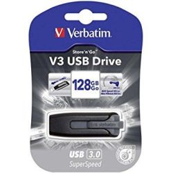 Clé USB 3.0 128Go VERBATIM V3 USB 3.0 Drive (Grey)