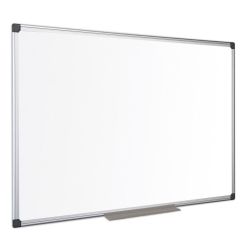 Tableau blanc 120 x 200 cm émaillé magnétique - Spécial Projection