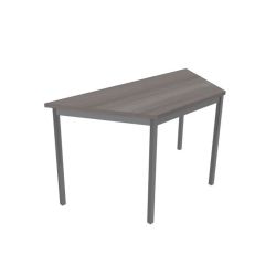 Table poly. trapèze RENCONTRE 140x70 cm - Couleur Cèdre