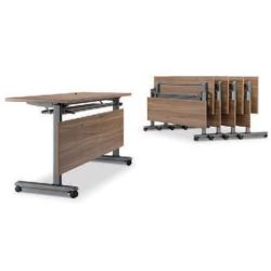 Table rabattable 160 x 60cm  - BLANC/BLANC