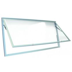 Vitrine intér. fond Magnét -L150xH103cm(21 A4)Porte Abattante Serrure