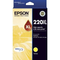 Cart EPSON - E220XL - Jaune - XP220/320/420-WF2630/2650/2660/2750/276