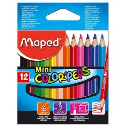 Crayon Couleur MAPED Color Peps Mini 8.7cm Triangul. (Pochette de 12)