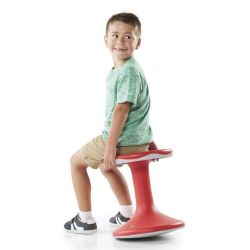 Tabouret assise dynamique TILO - H: 45 cm - ROUGE