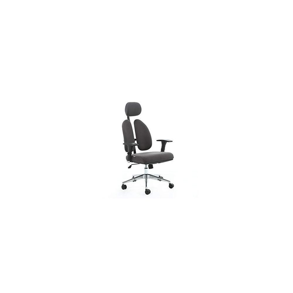 Fauteuil SY15 - Sytème de double dossier - Accoudoirs +Tétiêre - Noir Fauteuil SY15 - Sytème de double dossier - Accoudoirs +Tétiêre - Noir