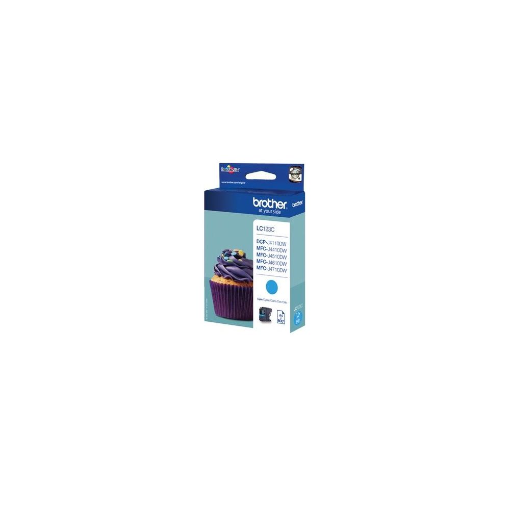 Cart BROTHER - LC123C - Cyan - DCPJ4110DW // Cart BROTHER - LC123C - Cyan - DCPJ4110DW //