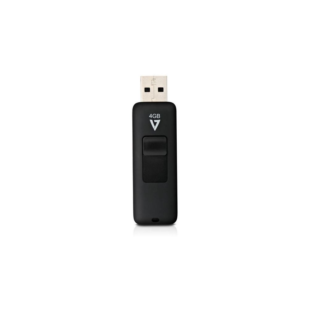 Clé USB 2.0 - 4 Go - V7 - Noir // Clé USB 2.0 - 4 Go - V7 - Noir //