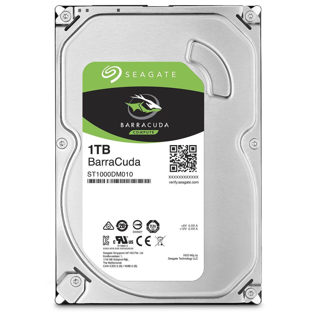 Disque dur SATA 3.5" 1To SEAGATE BarraCuda Disque dur SATA 3.5" 1To SEAGATE BarraCuda